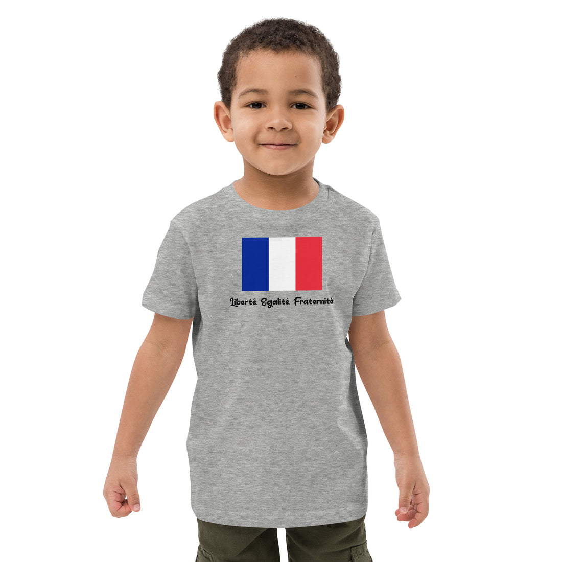 Organic cotton kids t-shirt - Liberté, Egalité, Fraternité