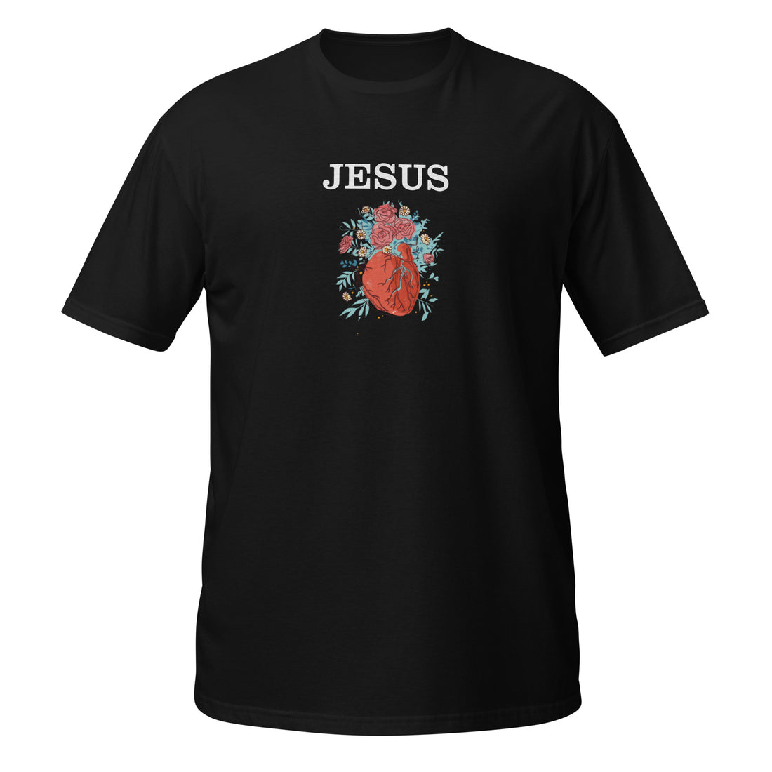 &quot;Heart Jesus&quot; - Short-Sleeve T-Shirt - Dark Colors