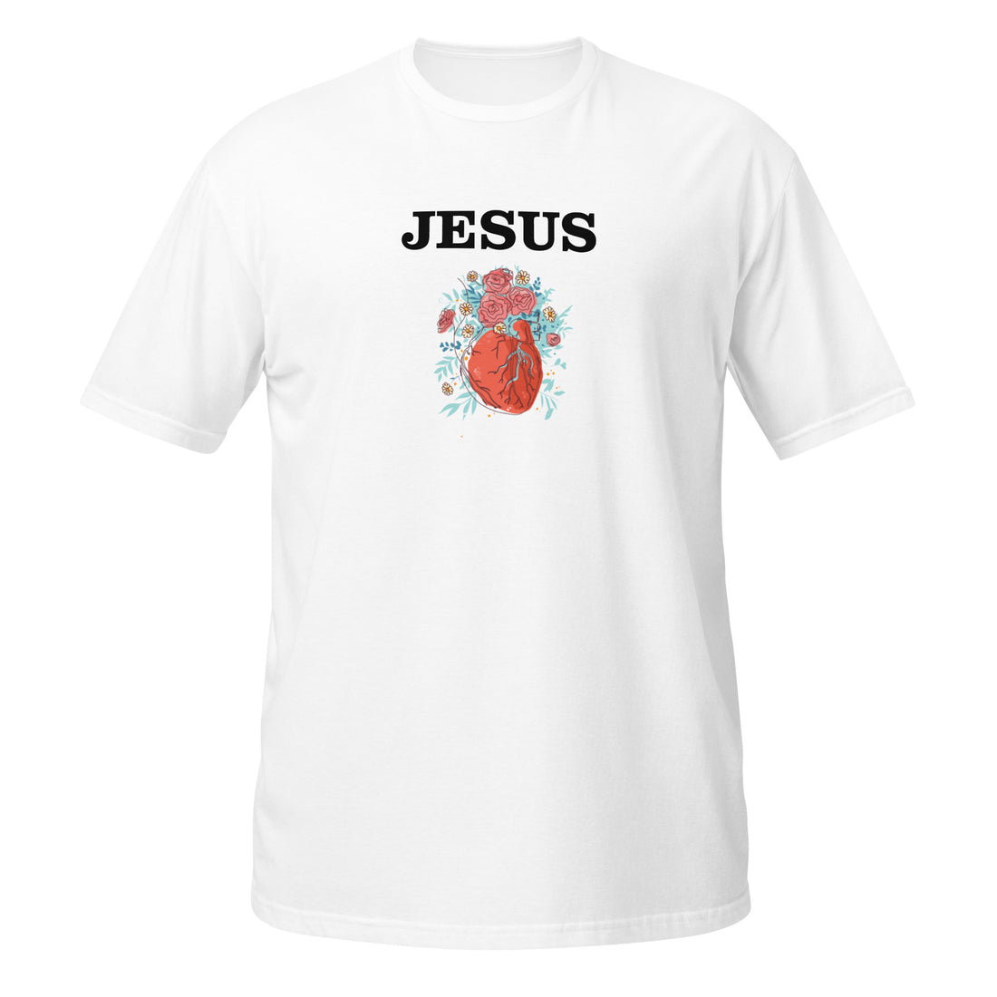 &quot;Heart Jesus&quot; Light Colors T-Shirt Image: &quot;&